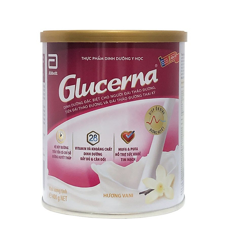 Sữa Bột Abbott Glucerna Hương Vani (400g)