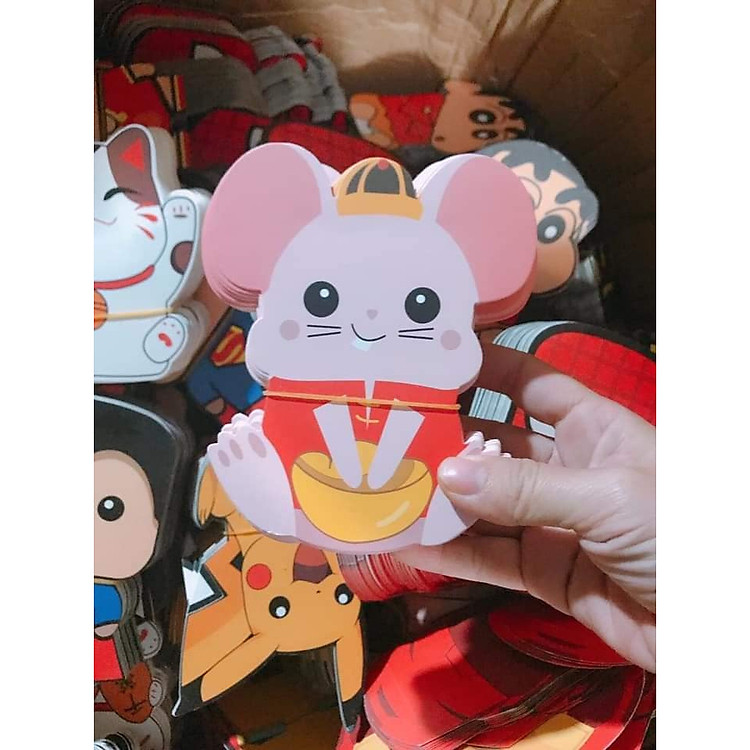 Bao Lì Xì 2020 - Combo 10 bao lì xì hình siêu cute( Giao hình ngẫu nhiên)