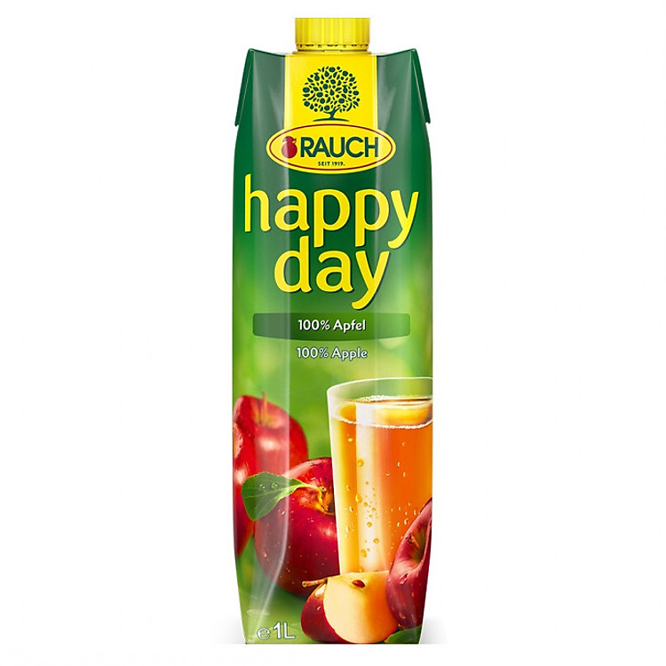 Nước ép Táo nguyên chất 100% hiệu Rauch - Happy Day 1L