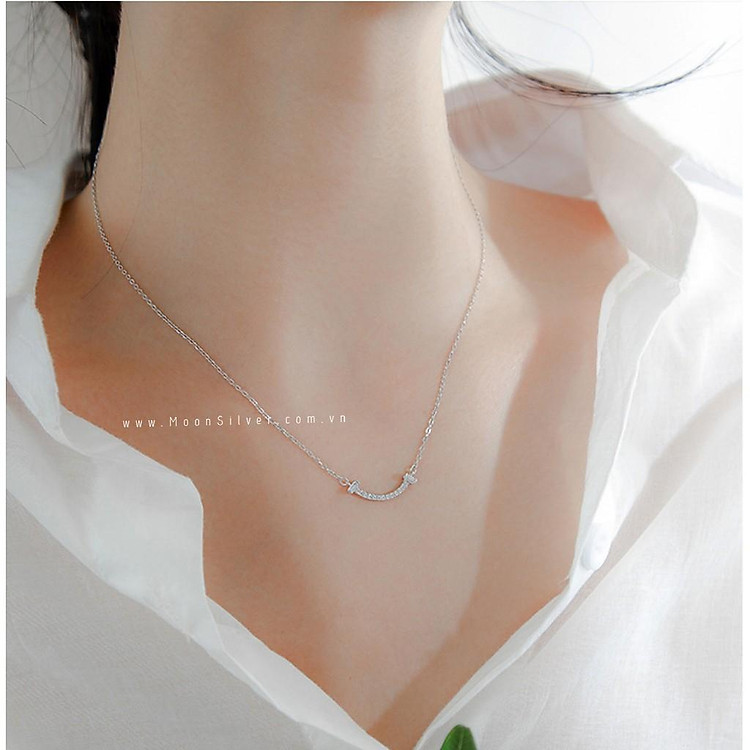 Dây Chuyền Bạc Như Đang Cười Smile Pendant Trong Phim Itaewon Class