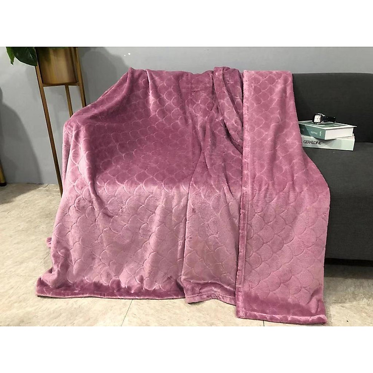 Chăn lông Thỏ Renown cao cấp 2 lớp siêu ấm Size 2m x 2m3 Nhiều màu giặt sấy thoải mái ko lo rụng lông