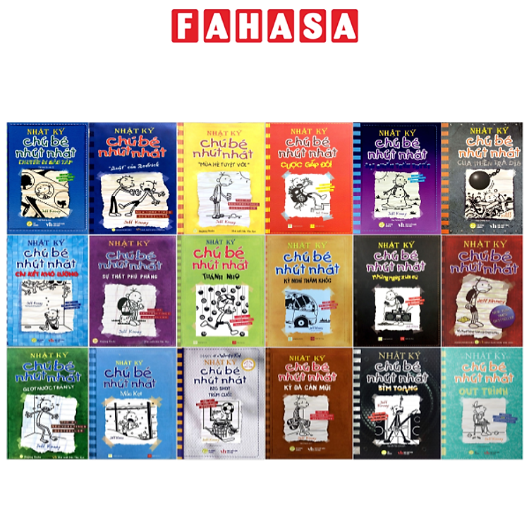 Combo Sách Nhật Ký Chú Bé Nhút Nhát : Tập 1 - 18 (Bộ 18 Cuốn)