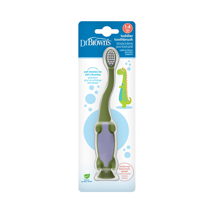 Mua tại Lazada: Bàn chải đánh răng Dr.Brown's hình khủng long Chính hãng, giá tốt