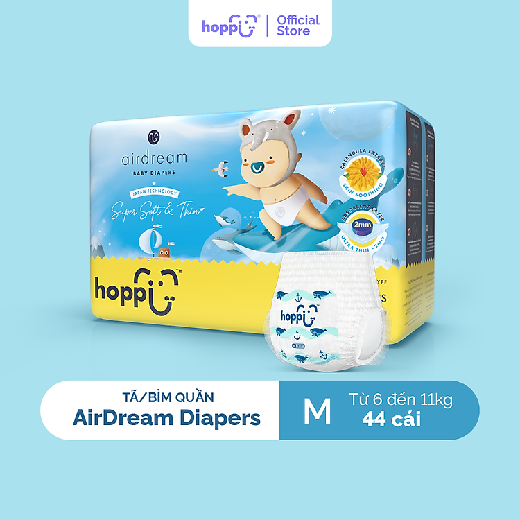 Mua Tã quần Hoppi AirDream M/L/XL/XXL Ưu đãi - Hình ảnh 3