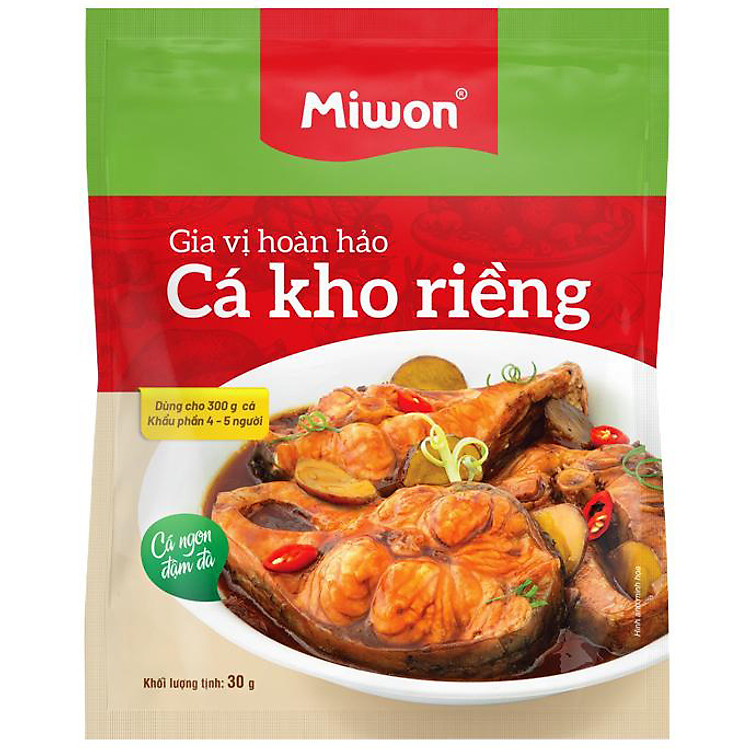 Gia Vị Hoàn Hảo Miwon - Cá Kho Riềng (30g)