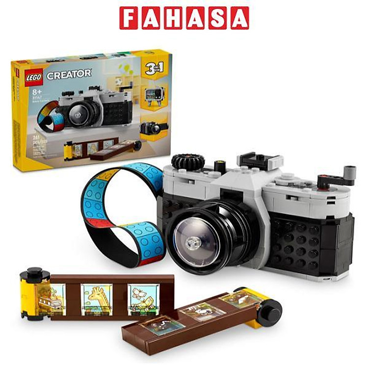 Đồ Chơi Lắp Ráp Máy Ảnh Retro 3 In 1 Chính hãng Ưu đãi