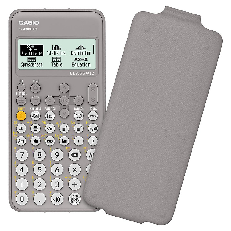 Máy Tính Casio FX-880BTG - Màu Xám + Bút Frixion Colors và G2 (màu ngẫu nhiên) - Ảnh 3