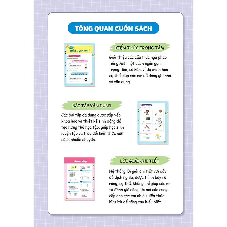 Sổ Tay Ngữ Pháp Và Bài Tập Tiếng Anh Lớp 3,4,5 - Ảnh 2