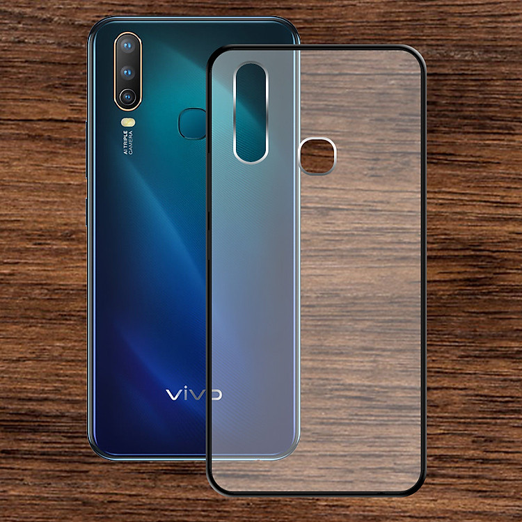 Ốp lưng Vivo U10 - Bề mặt nhám chống vân tay, lưng cứng, viền TPU dẻo - 02139 - Hàng Chính Hãng