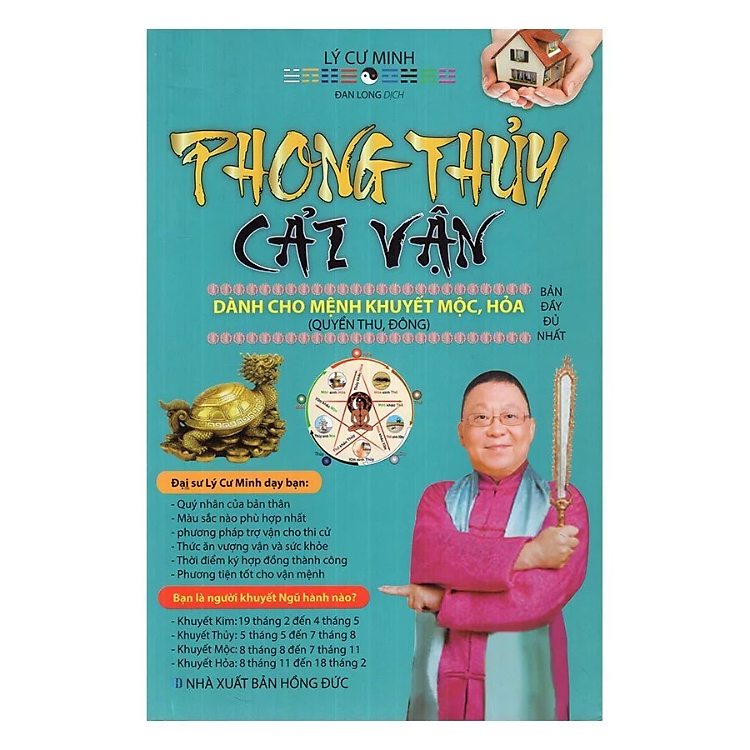 Sách - Phong thủy cải vận dành cho người mệnh khuyết Mộc, Hỏa - Quyển thu đông - Lý Cư Minh - NXB Hồng Đức - MinhLam