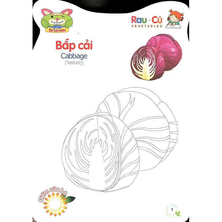 Bé tô màu - Rau củ - Ảnh 6