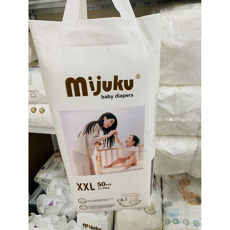 Mua tại Tiki: Tã/bỉm quần cao cấp Mijuku XXL50 Chính hãng, giá tốt