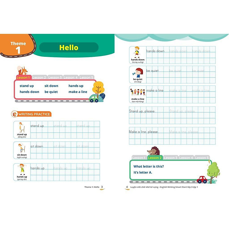 Luyện Viết Chữ Nhớ Từ Vựng - English Writing Smart Start Lớp 3 (Tập 1) - Ảnh 3