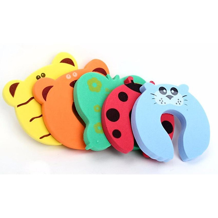 Combo 05 miếng xốp chặn cửa hình thú đáng yêu (Giao mẫu mẫu ngẫu nhiên)