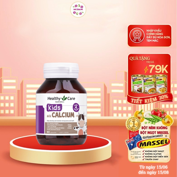 Canxi Healthy Care Kids: Hỗ Trợ Tăng Trưởng Chiều Cao - Hình ảnh 2