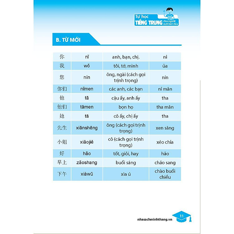 Tự Học Tiếng Trung Dành Cho Người Mới Bắt Đầu - Ảnh 5