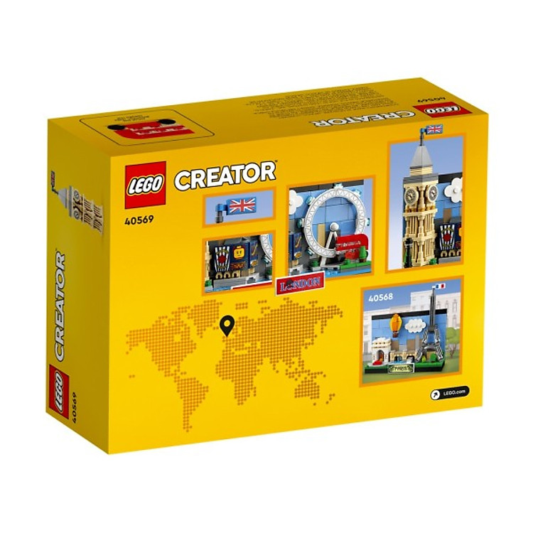 Mua Bộ LEGO CREATOR 40569 - Bưu Thiếp London Chính hãng Tiết kiệm - Hình ảnh 2