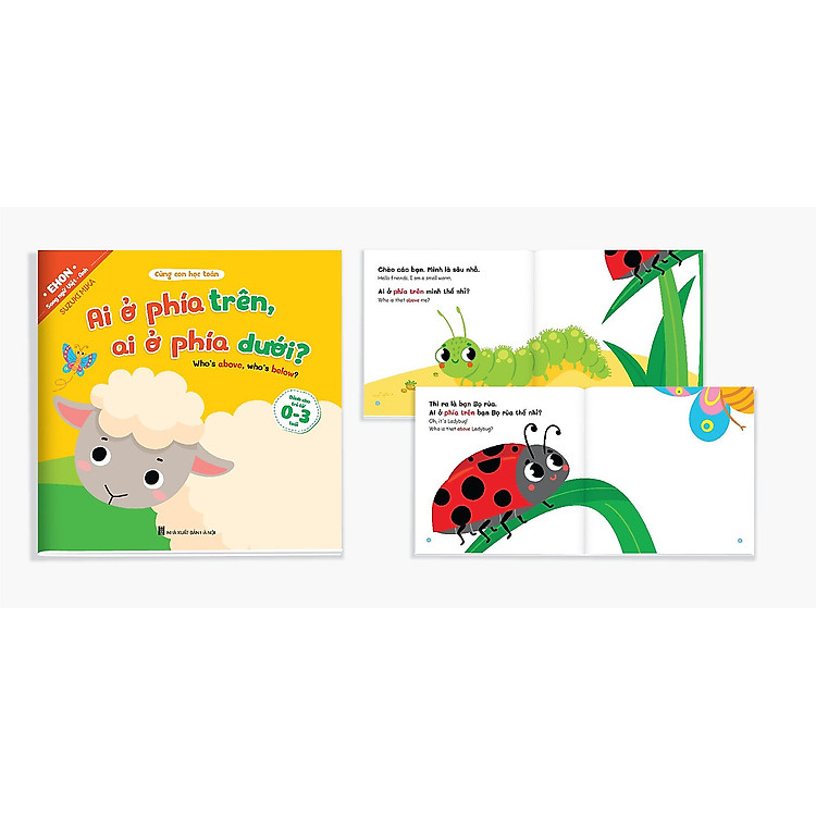 Ehon Toán Học Đầu Đời Cho Bé Từ 0-3 Tuổi (8 Cuốn) - Cùng Con Học Toán - Ảnh 3