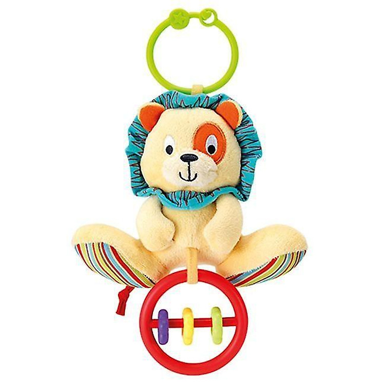 Đồ chơi thú bông gặm nướu WINFUN 0117 - 0118 - 0119 treo nôi- kích thích thị giác cho bé