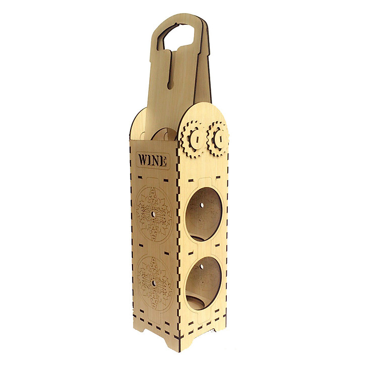 Hộp rượu vang trang trí quà tặng HR14