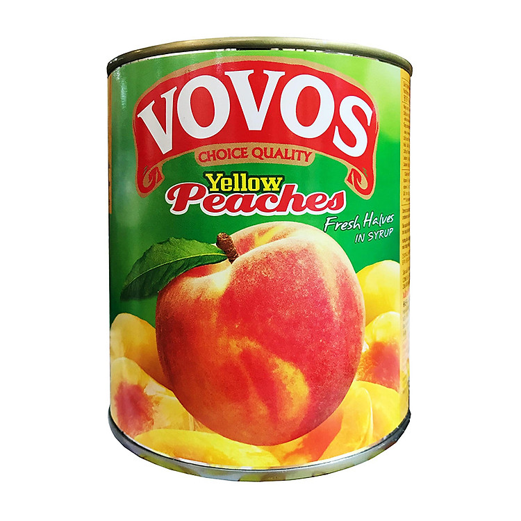 Đào Vàng Ngâm Vovos (820g)