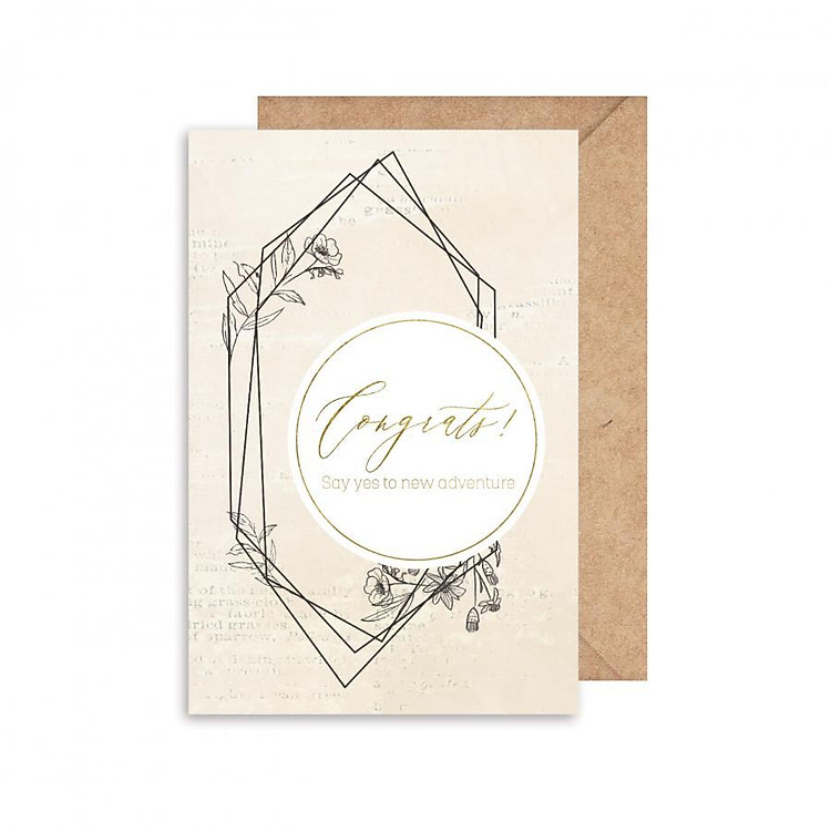 Thiệp giấy in Congrat GC001100004