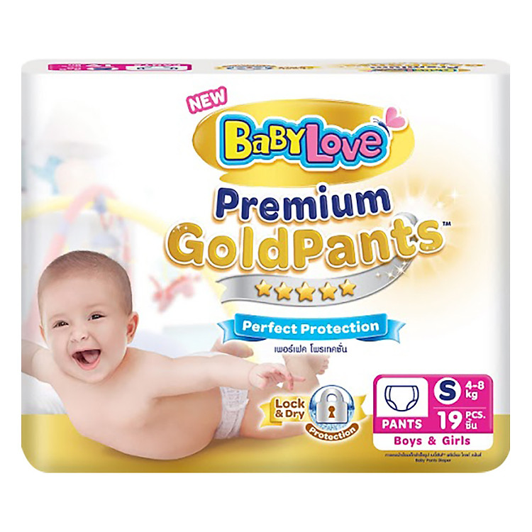 Tã Quần BabyLove GoldPants S19 (Gói 19 Miếng)