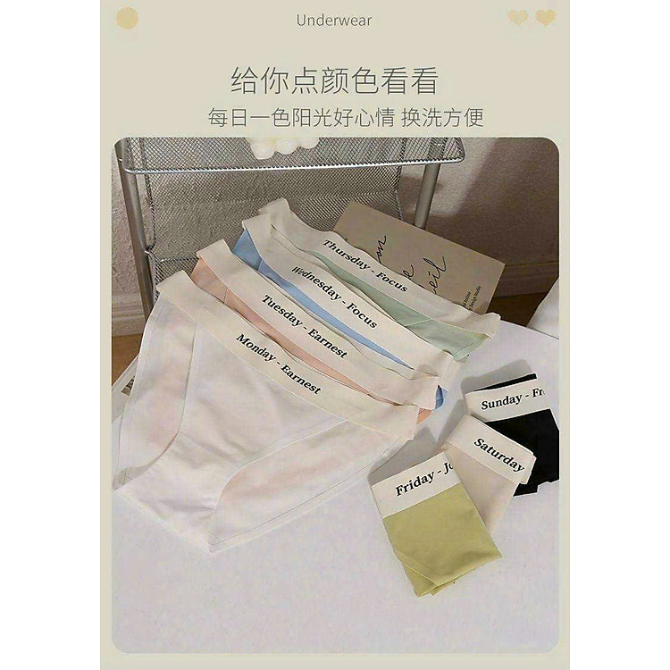 Set 5 Quần Lót Đúc Su Không Đường May