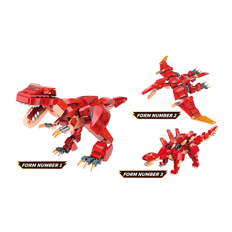 Đồ Chơi Lắp Ráp Khủng Long 3 Trong 1 Chính hãng Ưu đãi - Hình ảnh 3