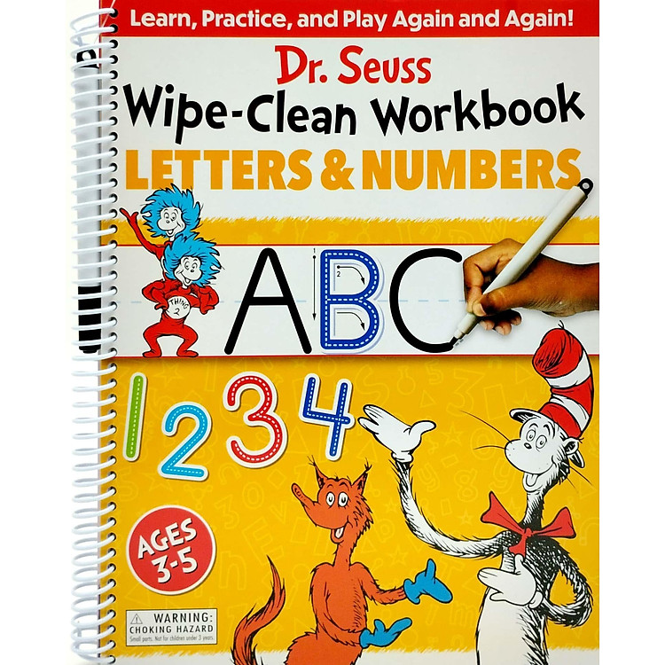 Dr. Seuss Wipe-Clean Workbook: Letters And Numbers - Ảnh 5
