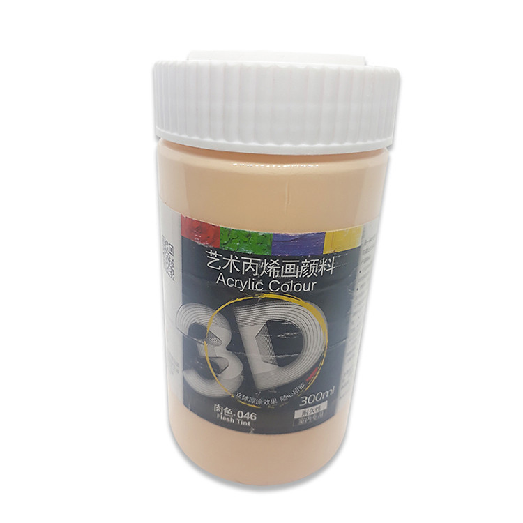 MÀU ACRYLIC 3D VẼ ĐA CHẤT LIỆU 300ML