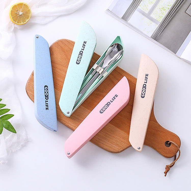 Bộ Muỗng Đũa Cơm Trưa Good Life INOX304