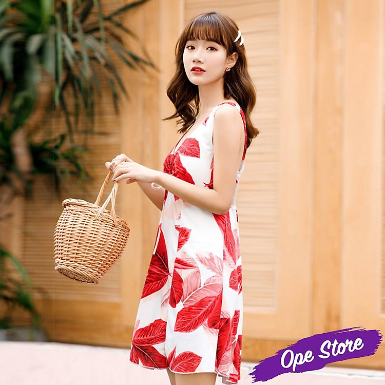 Đầm Maxi Đi Biển Bigsize Cho Người Béo Họa Tiết Lông Vũ, Váy Đi Biển Cỡ Lớn Hè 2020