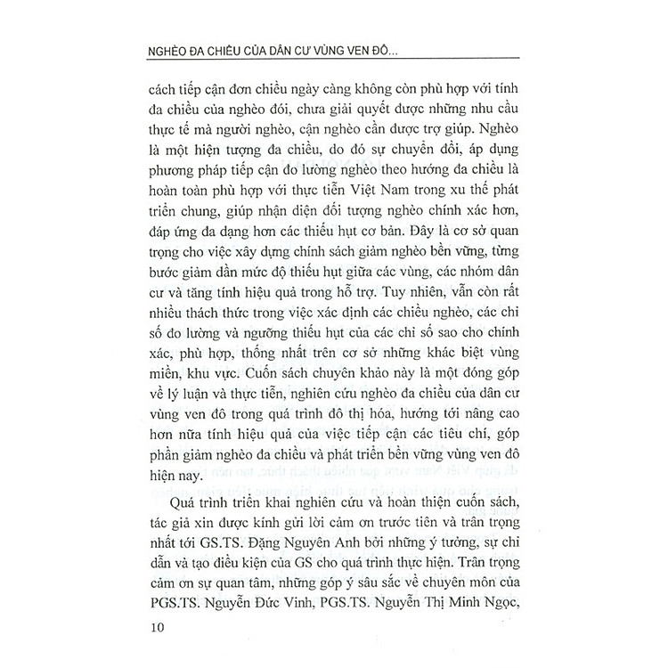 Nghèo Đa Chiều Của Dân Cư Vùng Ven Đô Trong Quá Trình Đô Thị Hóa - Ảnh 7