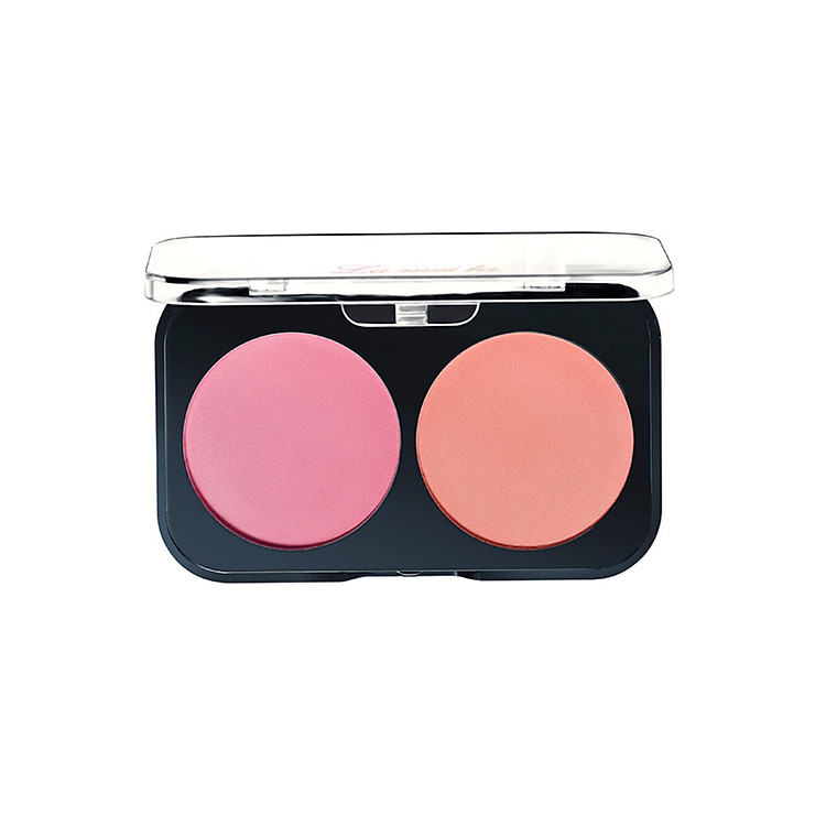 Phấn Má Hồng 2 Ô LAMEILA Kèm Cọ Đánh Phấn Tiện Lợi