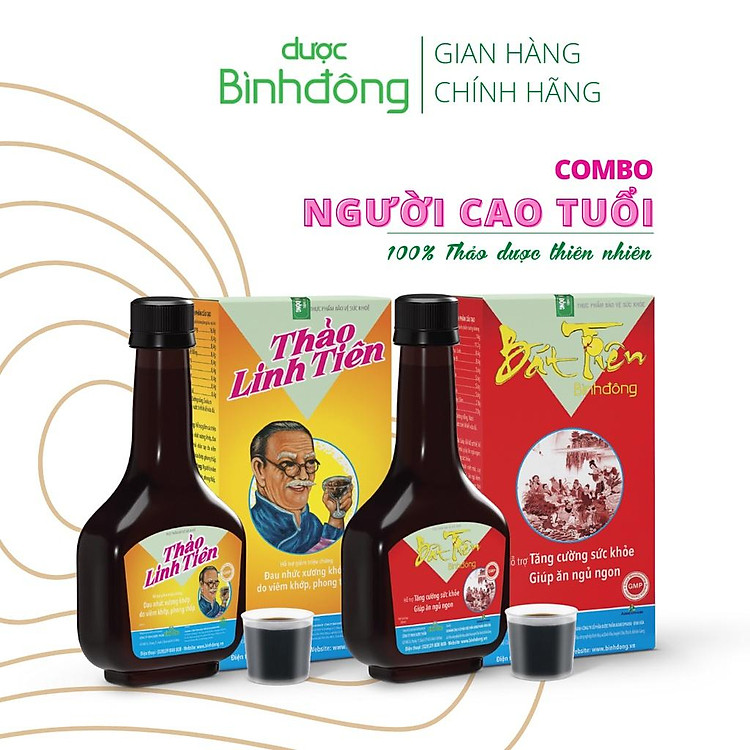 COMBO NGƯỜI CAO TUỔI của Dược Bình Đông Bồi bổ cơ thể – Ăn ngon ngủ ngon – Giảm đau nhức mỏi