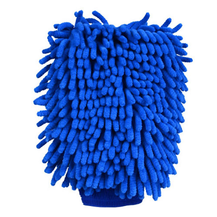 Găng Tay Hai Mặt Chuyên Dùng Rửa Xe Vệ Sinh Ô Tô Nhà Cửa (Màu Ngẫu Nhiên)