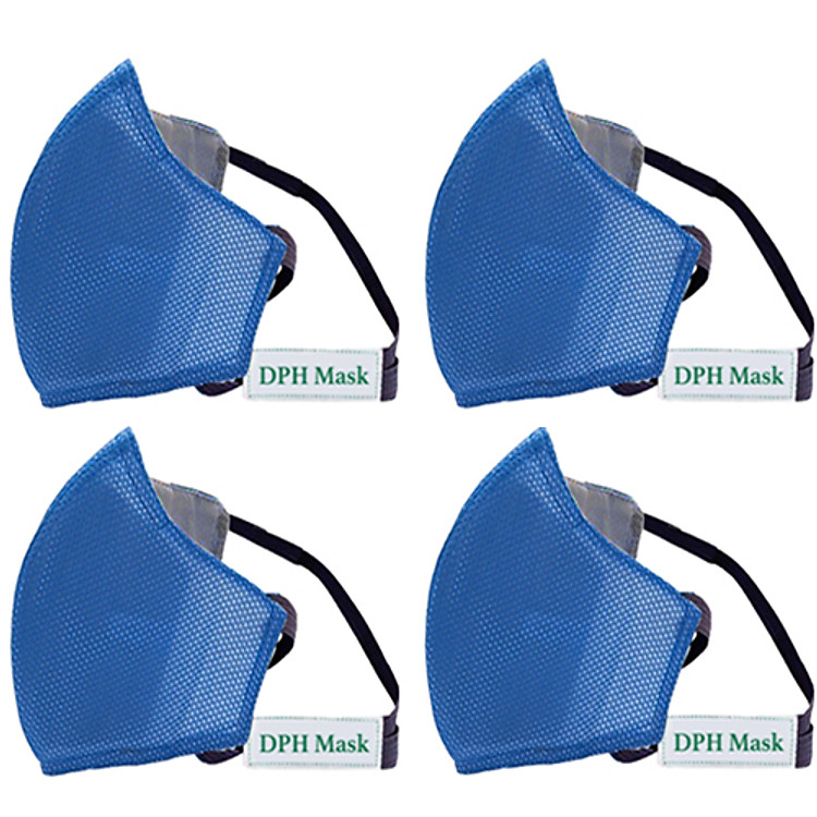 Bộ 4 Khẩu Trang Chống Virus Than Hoạt Tính DPH Mask Chuẩn N95