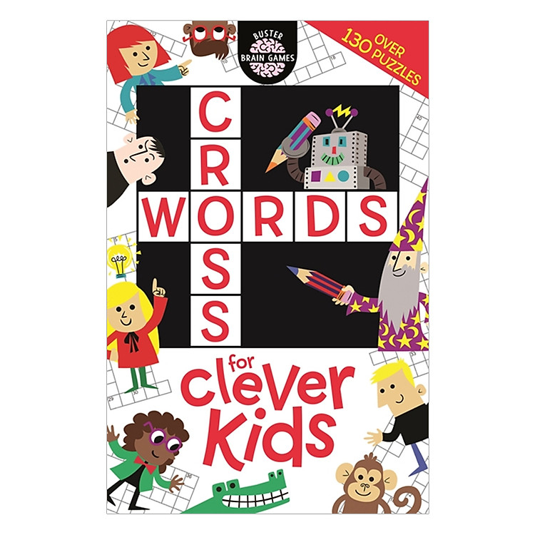 Sách Crosswords for Clever Kids - Buster Brain Games