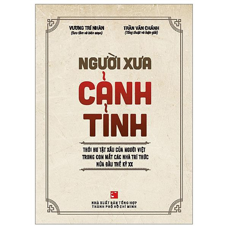 Người Xưa Cảnh Tỉnh (Tái Bản 2024)