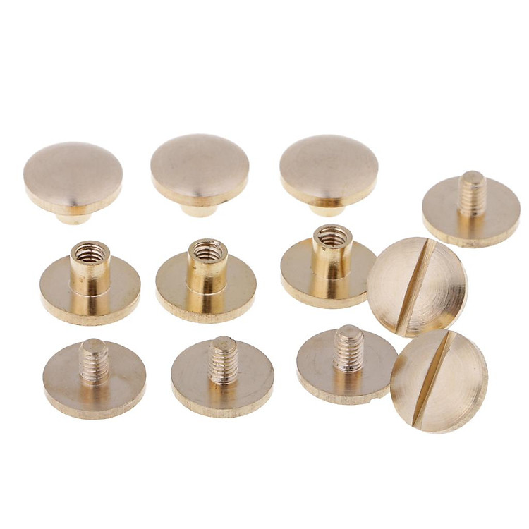 6 Miếng Rắn đinh Tán đinh Tán đinh Cho Thắt Lưng Túi Da Craft