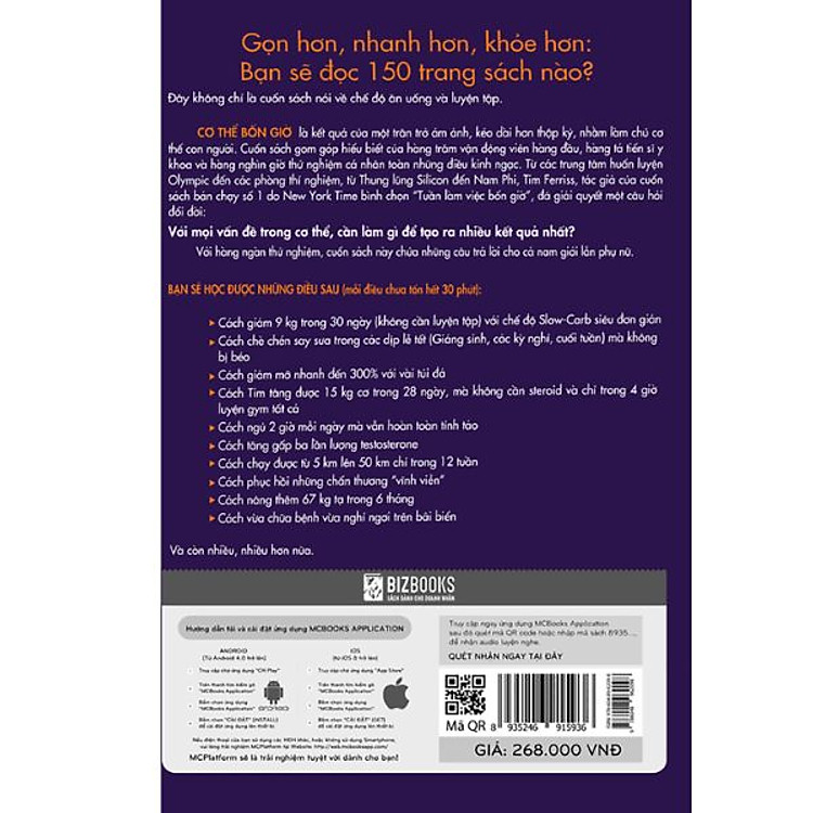 Cơ Thể 4 Giờ - Bí Quyết Cân Đối, Khỏe Mạnh Và Đời Sống Tình Dục Thăng Hoa - Ảnh 3