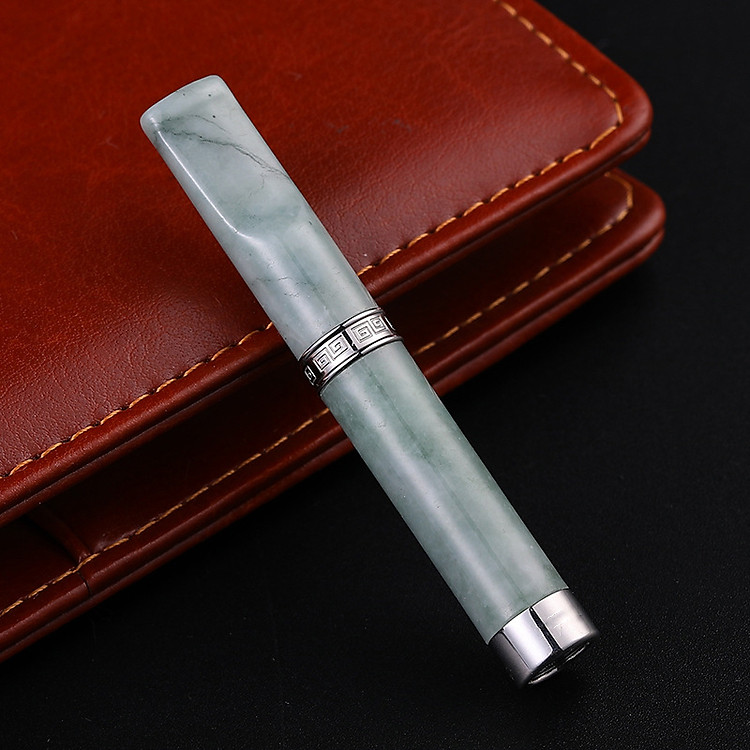 Tẩu Lọc Thuốc Cầm Tay 371-1-ZB Đá Ngọc Bích