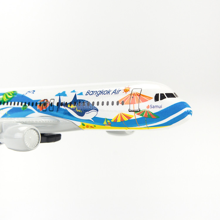 Mô hình máy bay Bangkok Airways A320 16cm Chính hãng Giá tốt - Hình ảnh 5