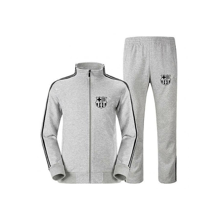 Bộ Quần Áo Khoác Nỉ Logo Barcelona