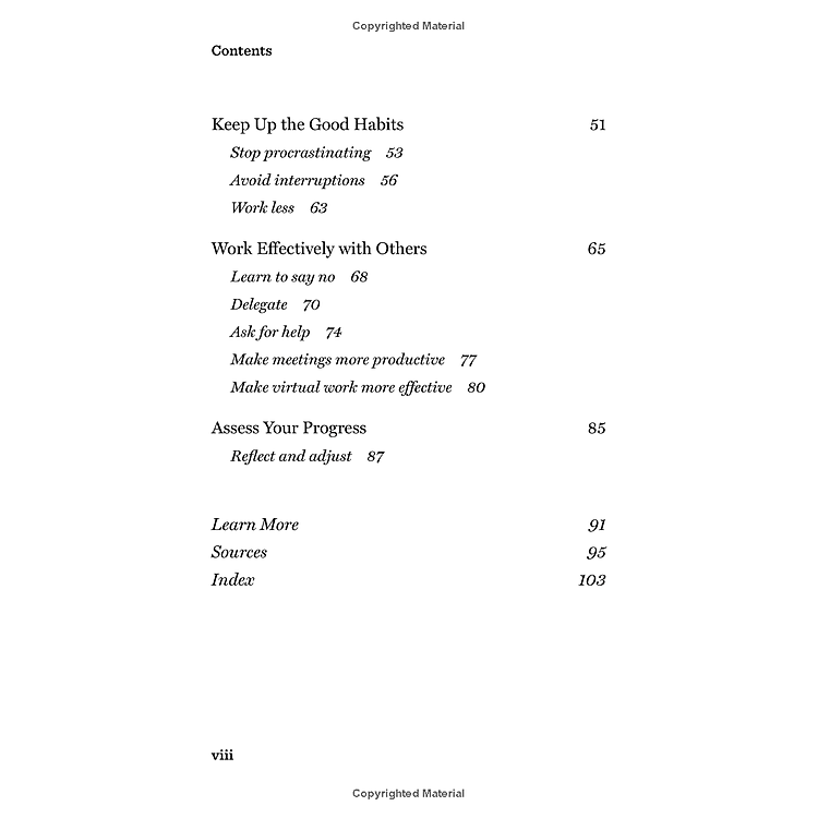 Harvard Business Review 20 Minute Manager Series Getting Work Done - Ảnh 7