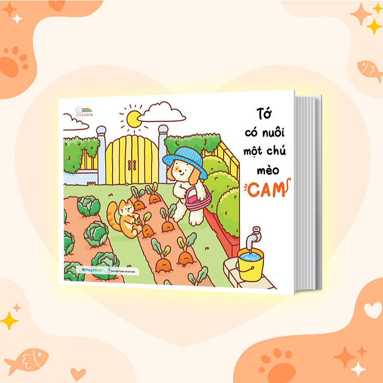 Tô Màu Chữa Lành – Tớ Có Nuôi Mèo Cam