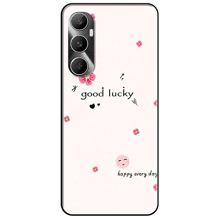 Ốp lưng cho Realme 9i - Realme 10 - C11 2021 - C65 4G - C67 - C20 - Poco X6 5G - Good Lucky Hồng - Hàng Chính Hãng