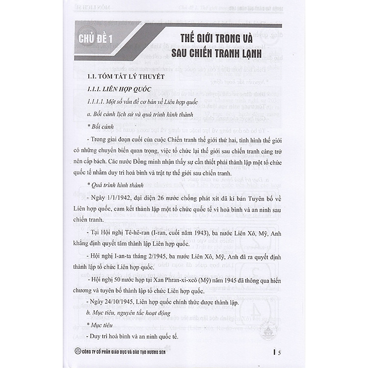 Luyện thi đánh giá năng lực môn Lịch sử - Kiến thức lớp 12 - Ảnh 3