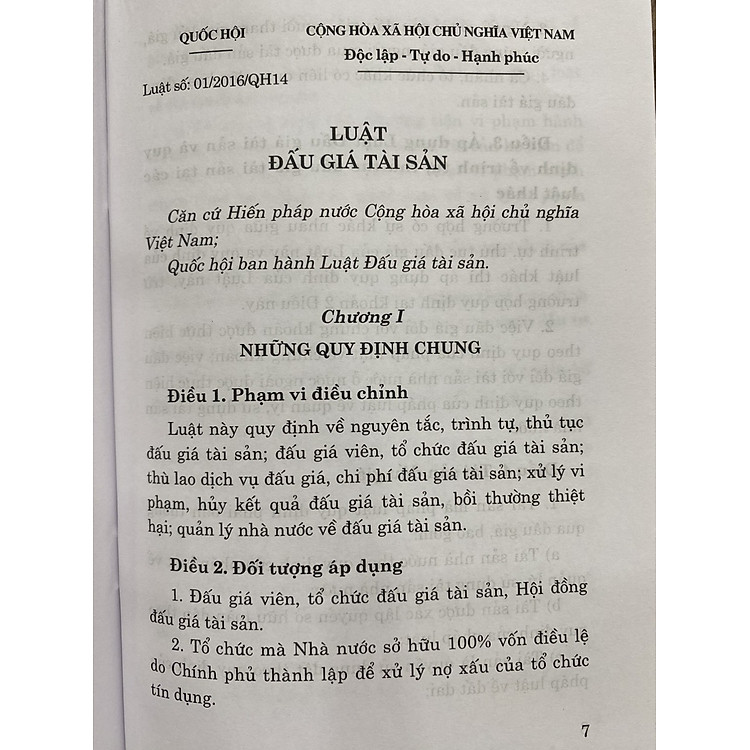 Luật Đấu Giá Tài Sản (hiện hành) - Ảnh 3